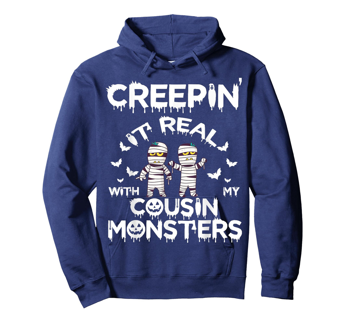 Creepin It Real Cousin Monster Funny Halloween Costume T-Shirt