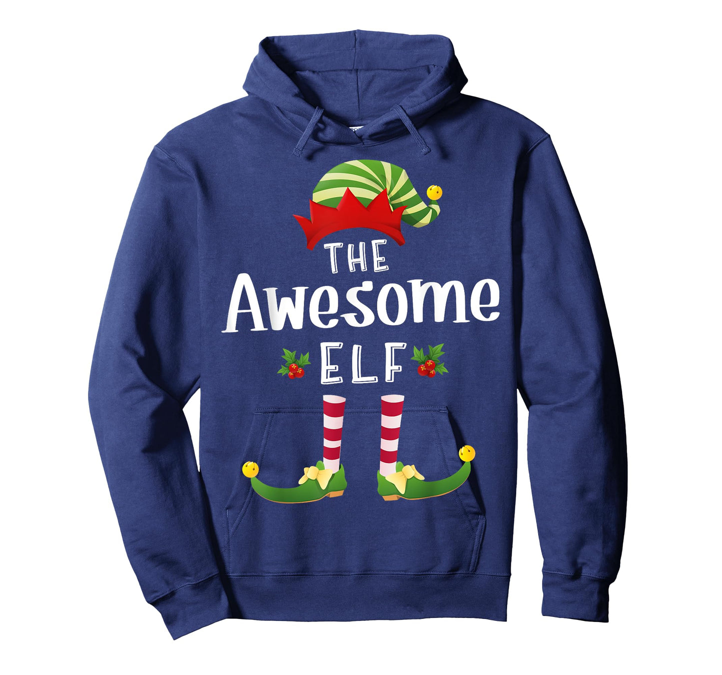 Awesome Christmas Elf Matching Pajama X-Mas Party T-Shirt