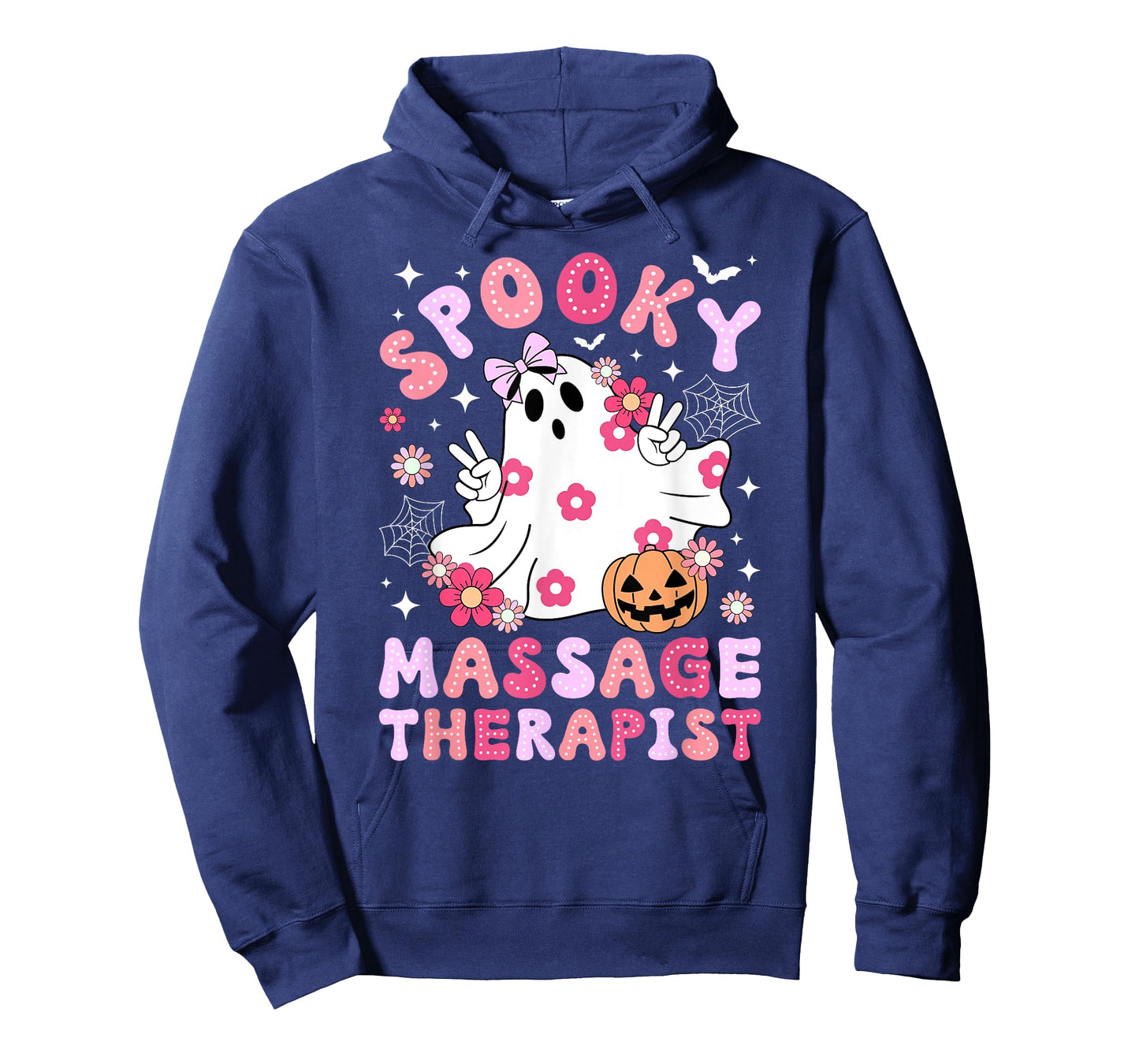 Spooky Massage Therapist Halloween Massage Therapy Groovy T-Shirt