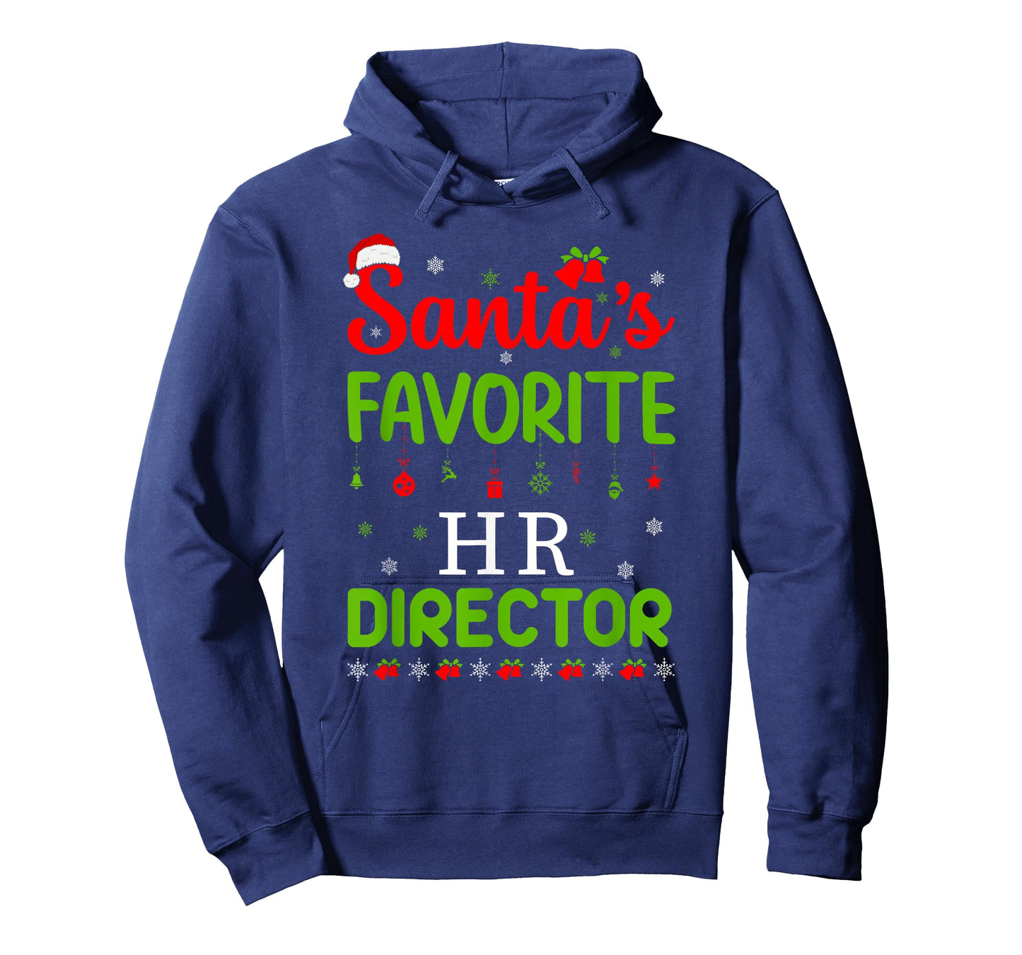 Christmas Santa's Favorite Hr Director Cute Merry Xmas Party T-Shirt