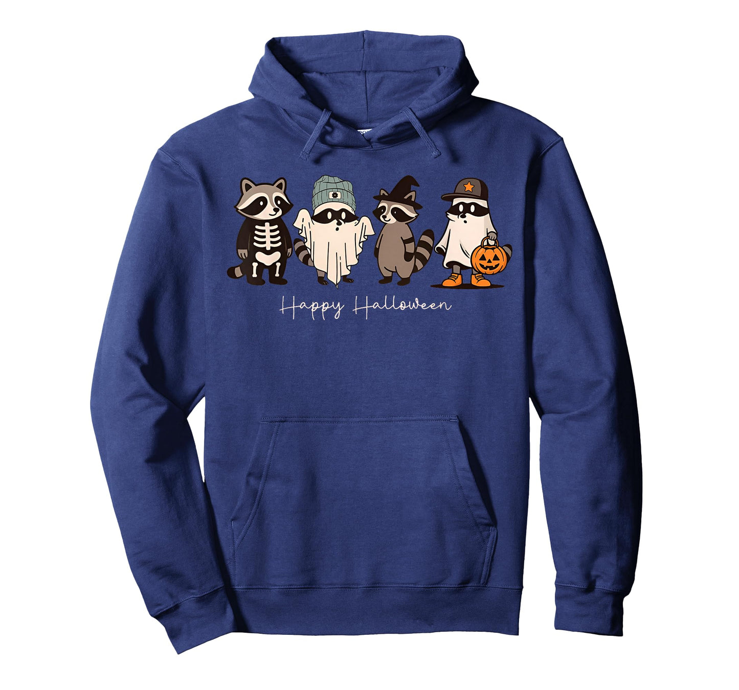 Cute Racoon Mummy Monster Funny Halloween Raccoon Costume T-Shirt
