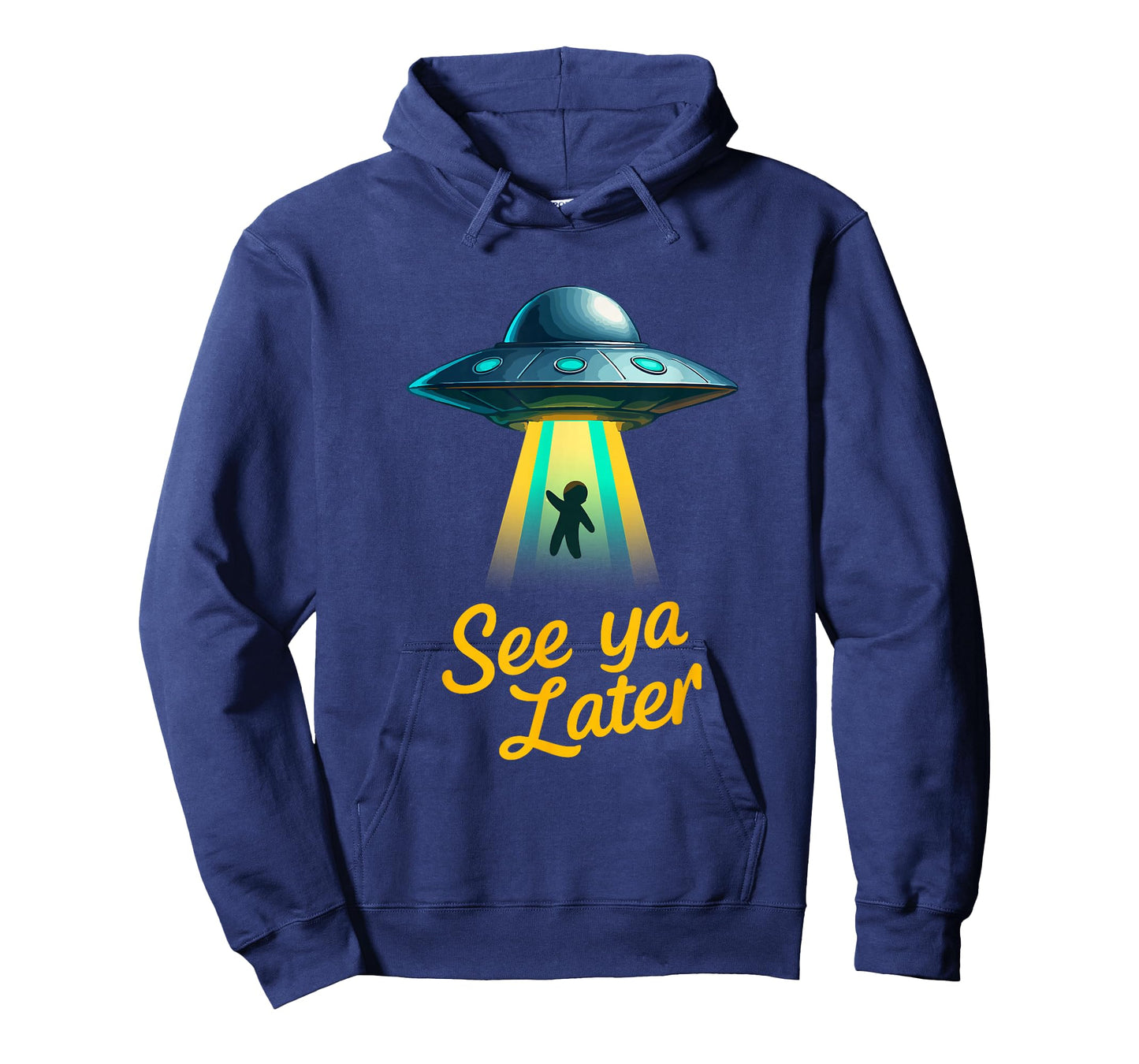 See Ya Later Alien UFO Abduction Funny Space Humor Design T-Shirt