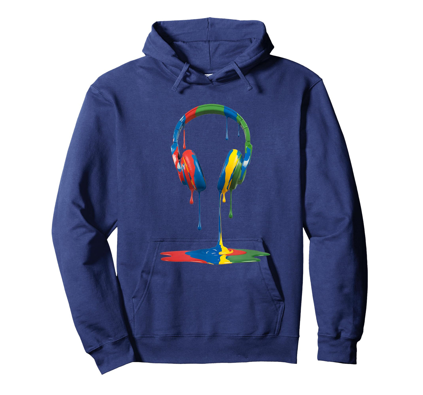 Gamer Headphones Paint Drip Music Lover T-Shirt