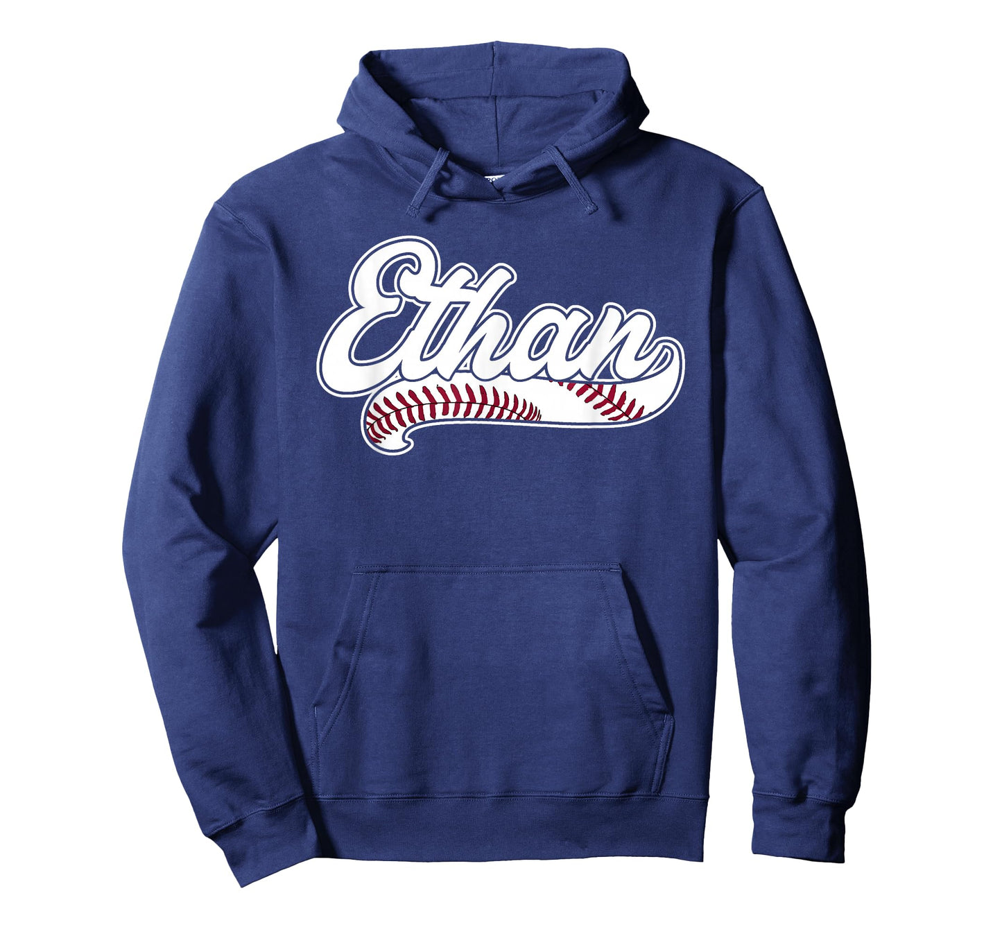 Ethan Personalized Baseball Fan Birthday Name T-Shirt
