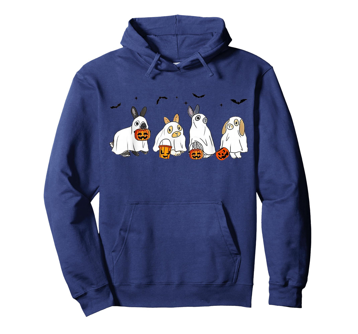 Cute Fall Ghost Bunny Rabbit Halloween Costume Spooky Season T-Shirt