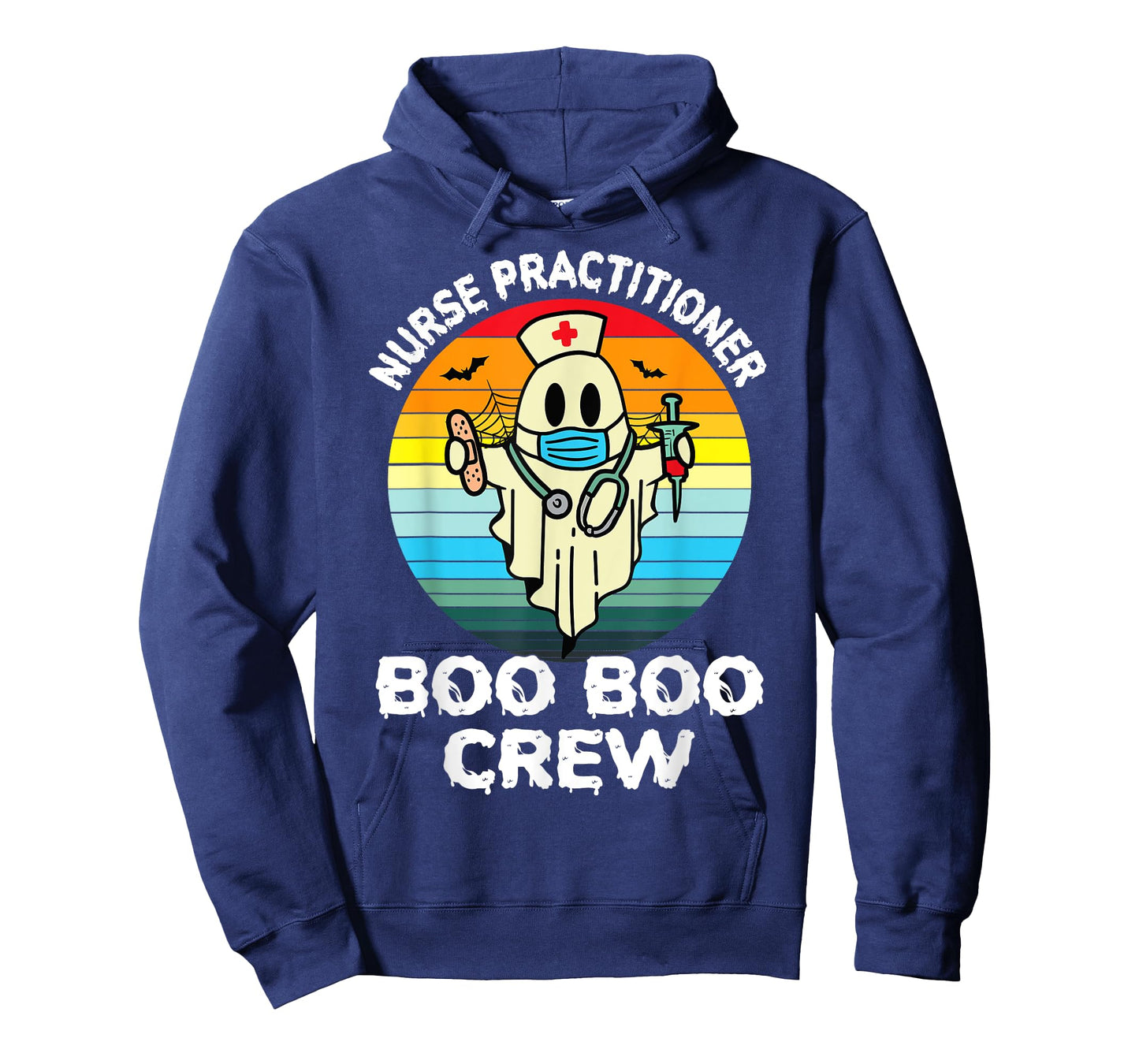 Nurse Practitioner Retro Halloween Ghost Costume NP Nurse T-Shirt
