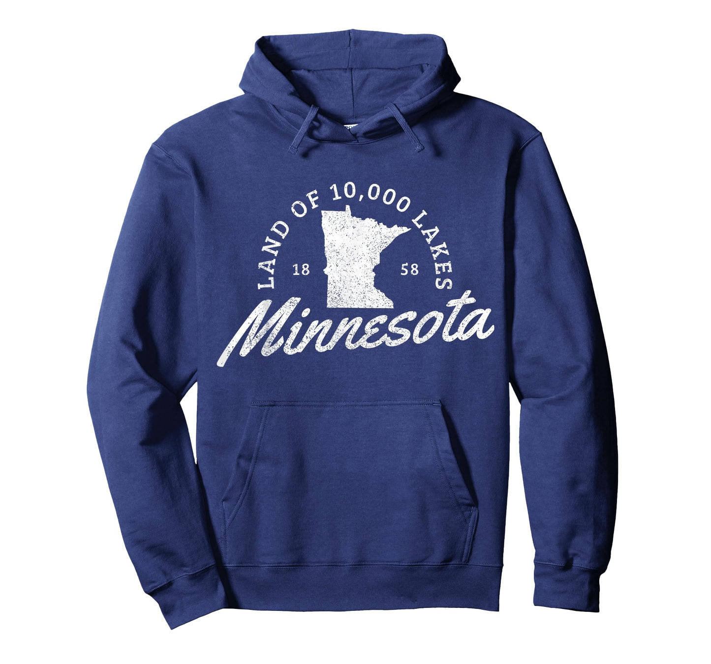 Minnesota Land Of The 10000 Lakes State Map Souvenir Gift T-Shirt