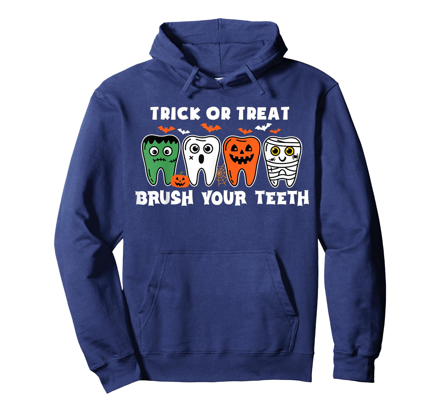 Trick Or Treat Brush Your Teeth Ghost Cute Halloween Dentist T-Shirt