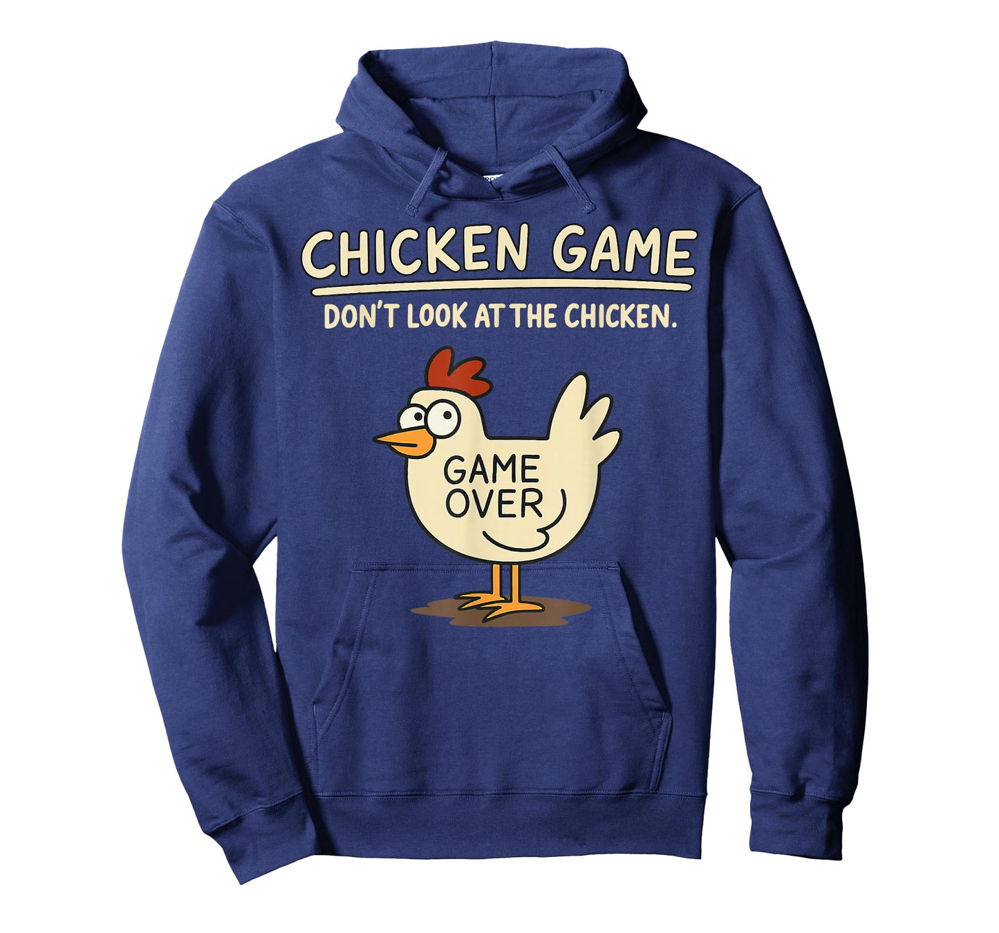 Funny Chicken Game Don't Look at The Chicken Meme T-Shirt
