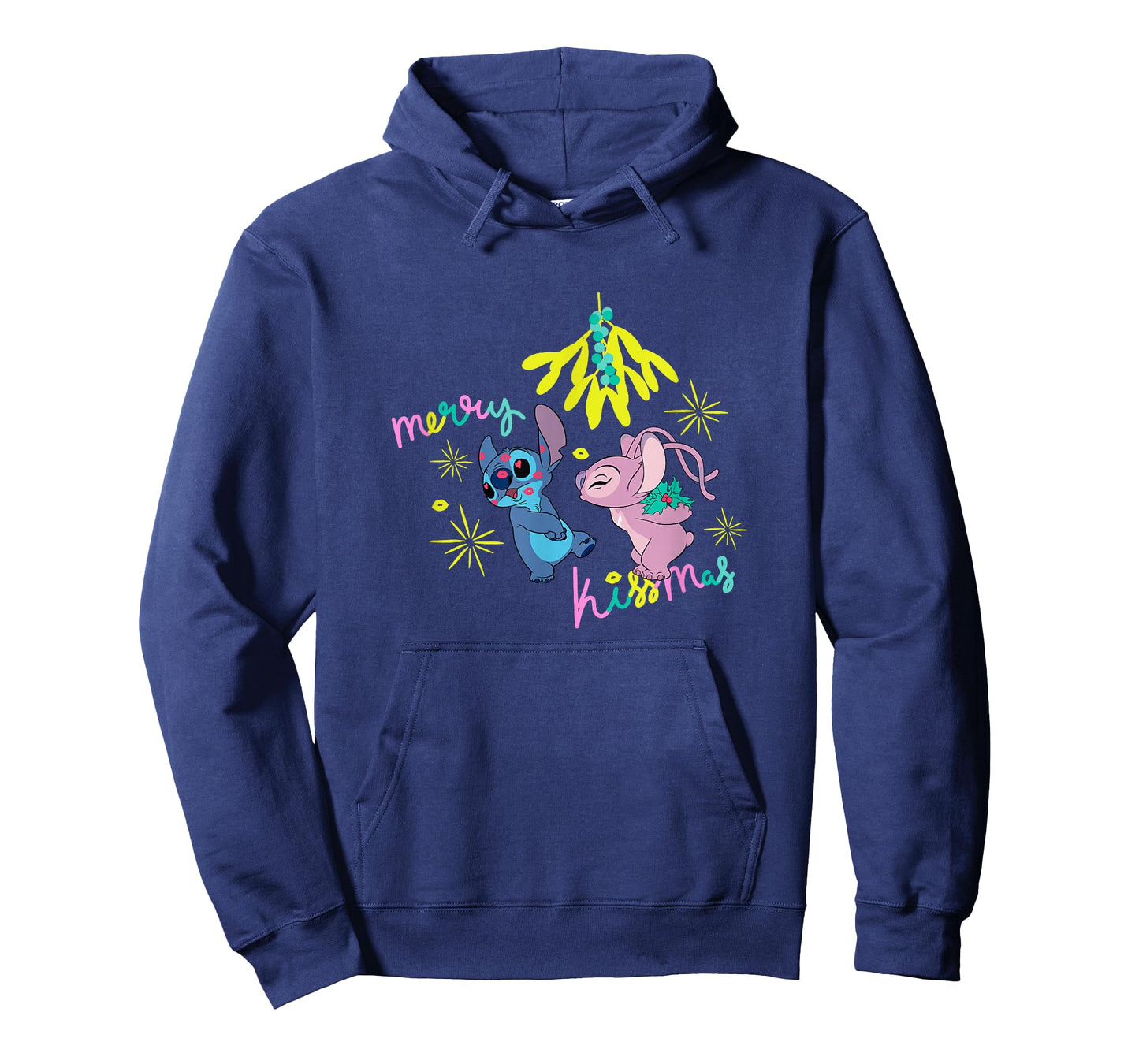 Disney Lilo & Stitch Christmas Stitch & Angel Merry Kissmas T-Shirt