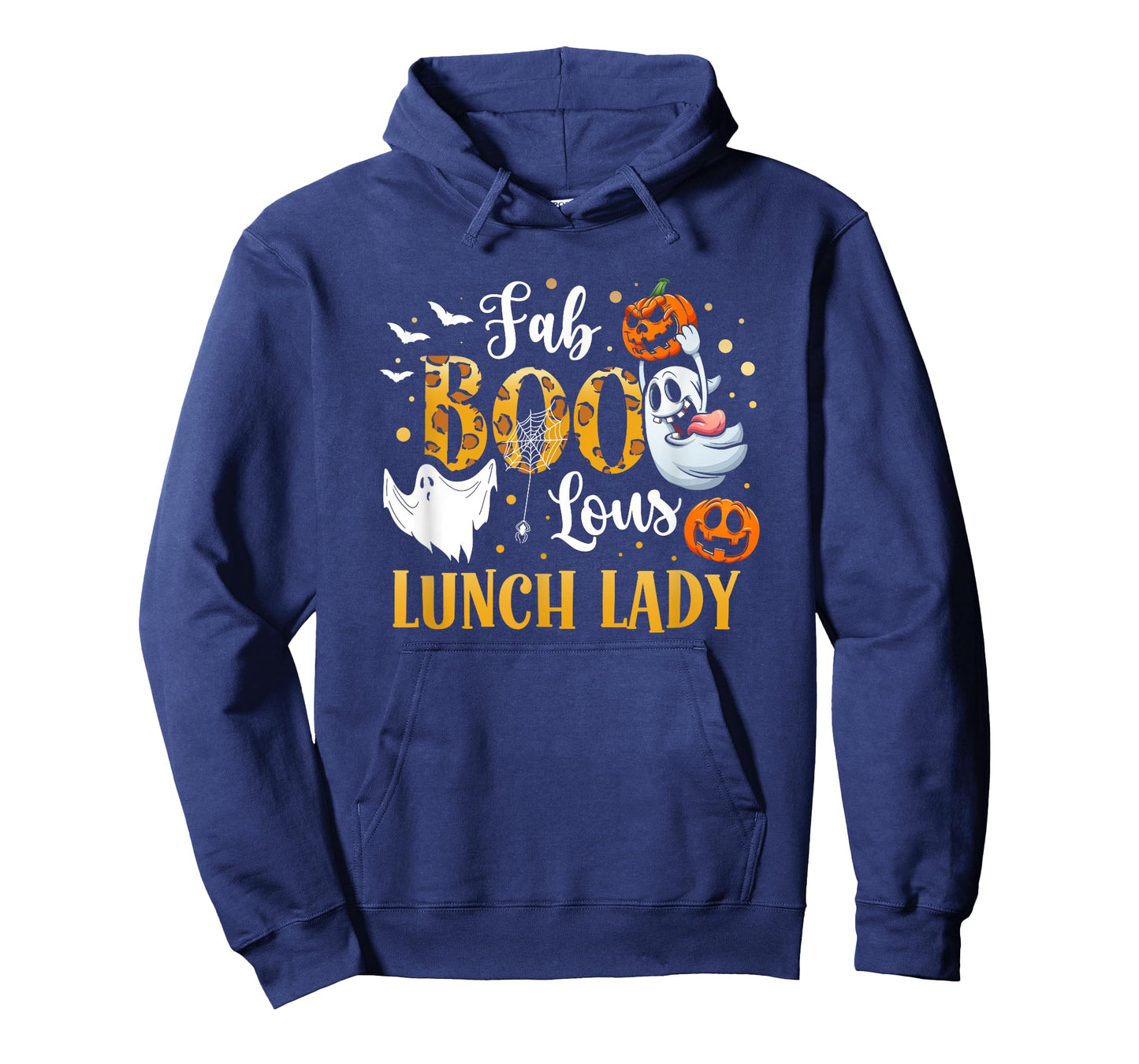 Spooky Fab Boo Lous Ghost Halloween Lunch Lady T-Shirt