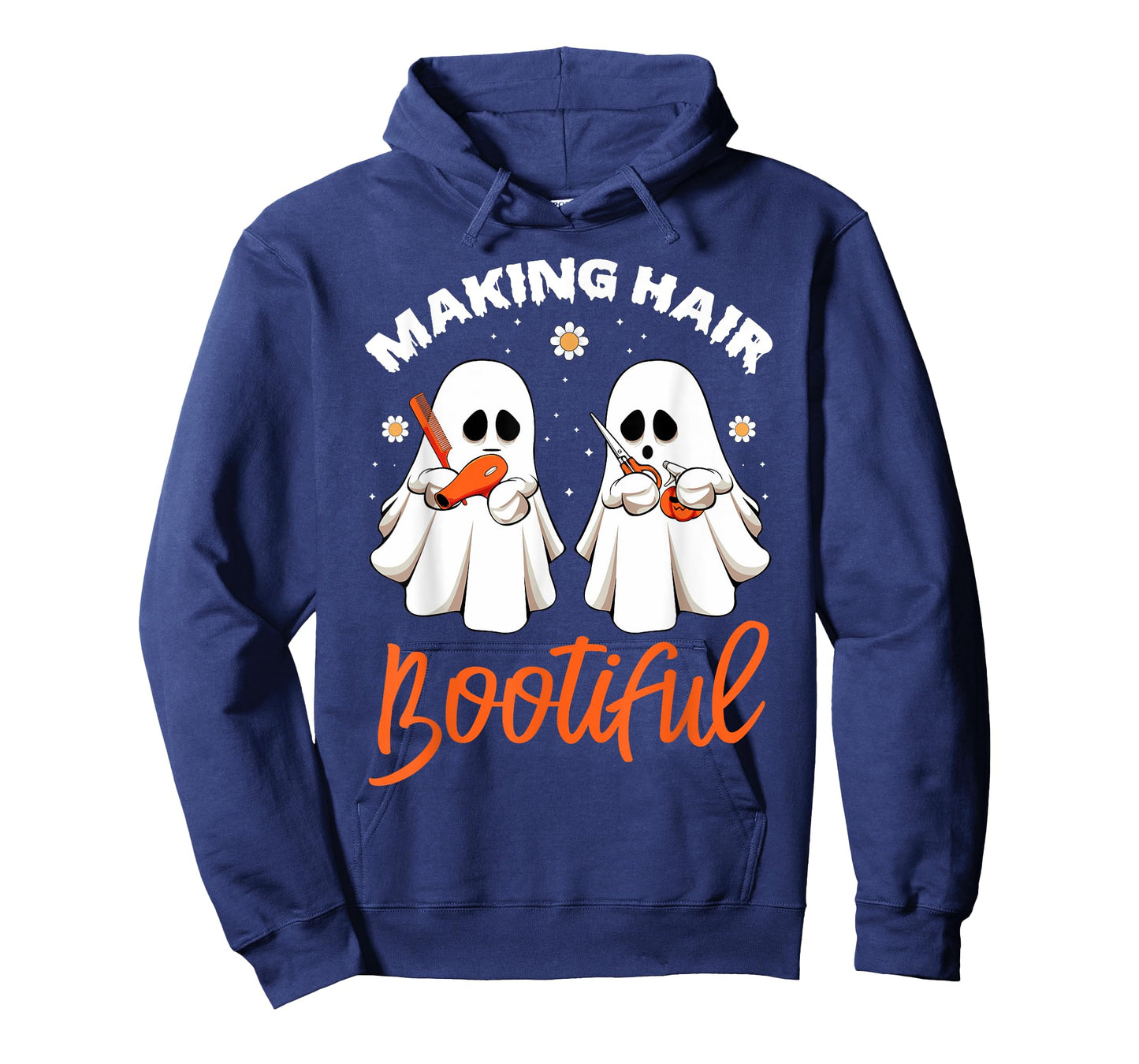 Making Hair Bootiful Funny Scary Ghost Hairdresser Halloween T-Shirt