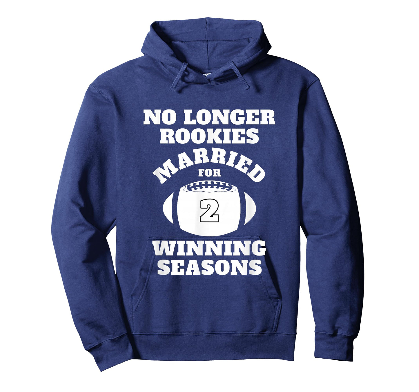2nd Wedding Anniversary Gift Football Him Husband Her T-Shirt