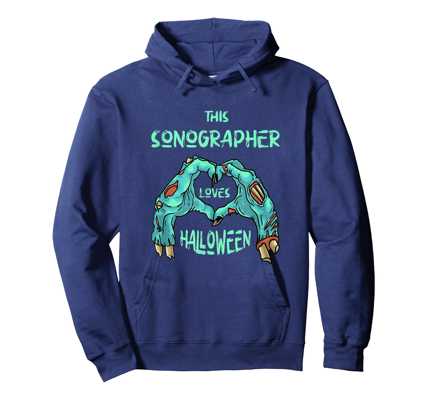 This Sonographer Loves Halloween Ultrasound Tech Zombie T-Shirt