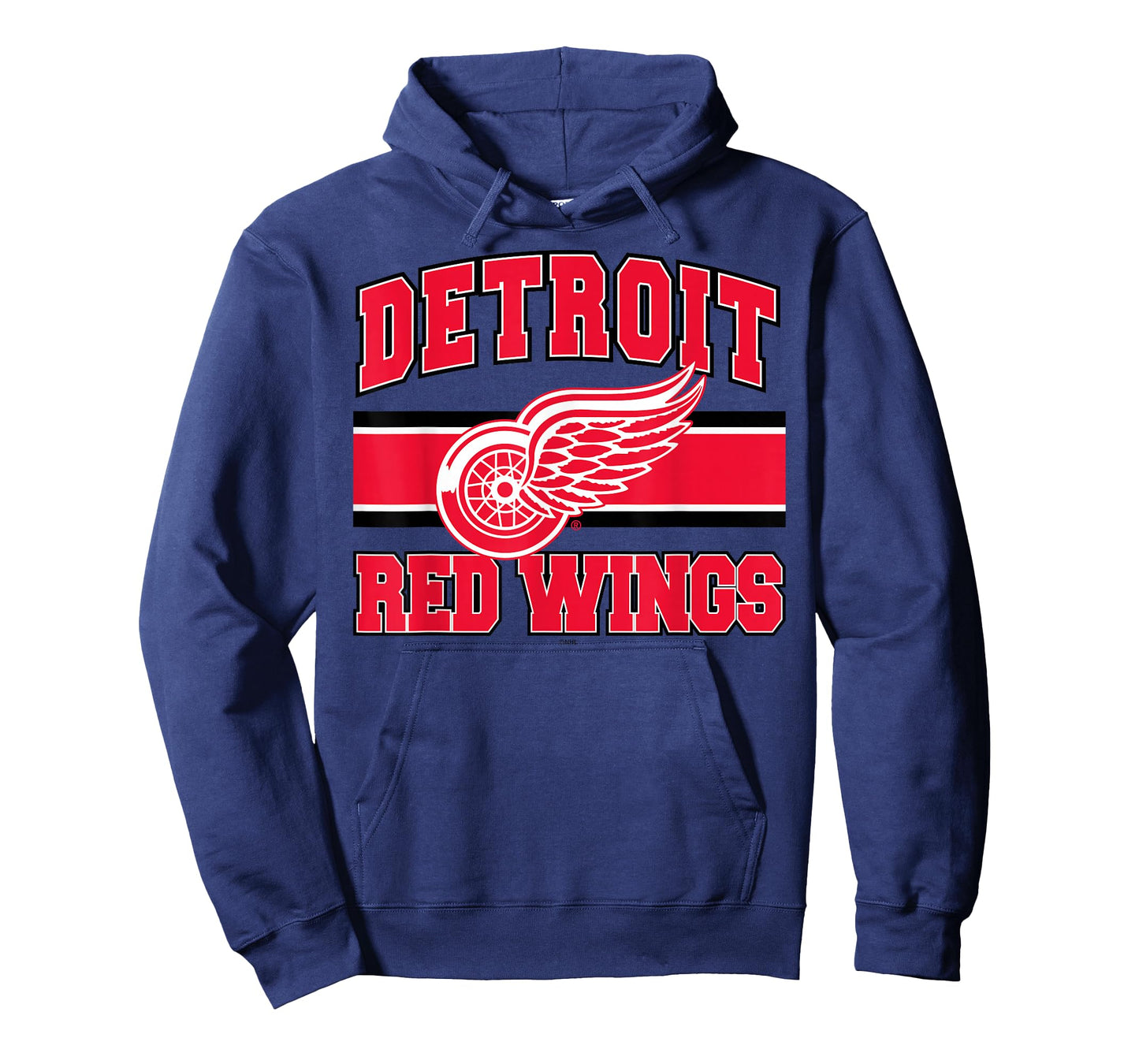Detroit Red Wings Stripe White Officially Licensed T-Shirt