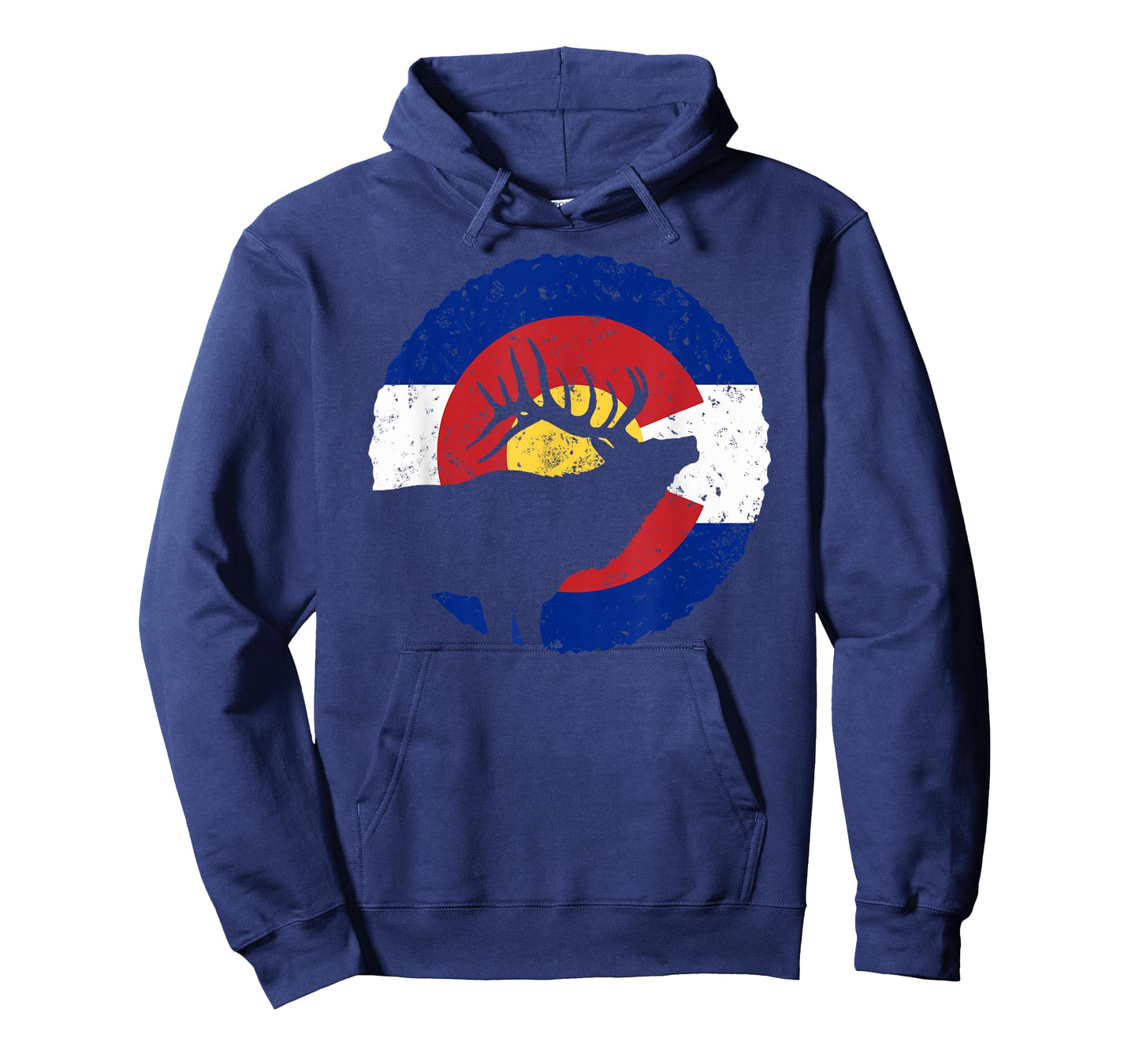 Colorado Elk Hunting: CO State Flag Hunter T-Shirt