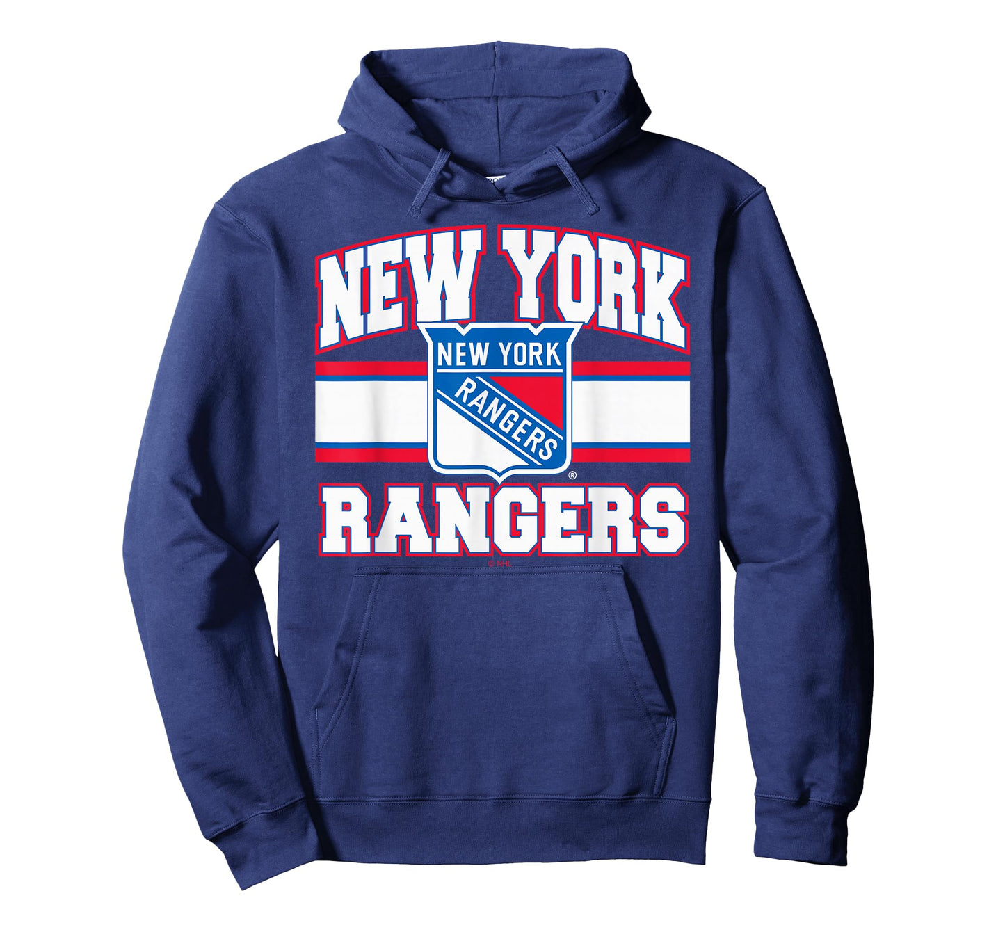 New York Rangers Stripe Black Officially Licensed T-Shirt