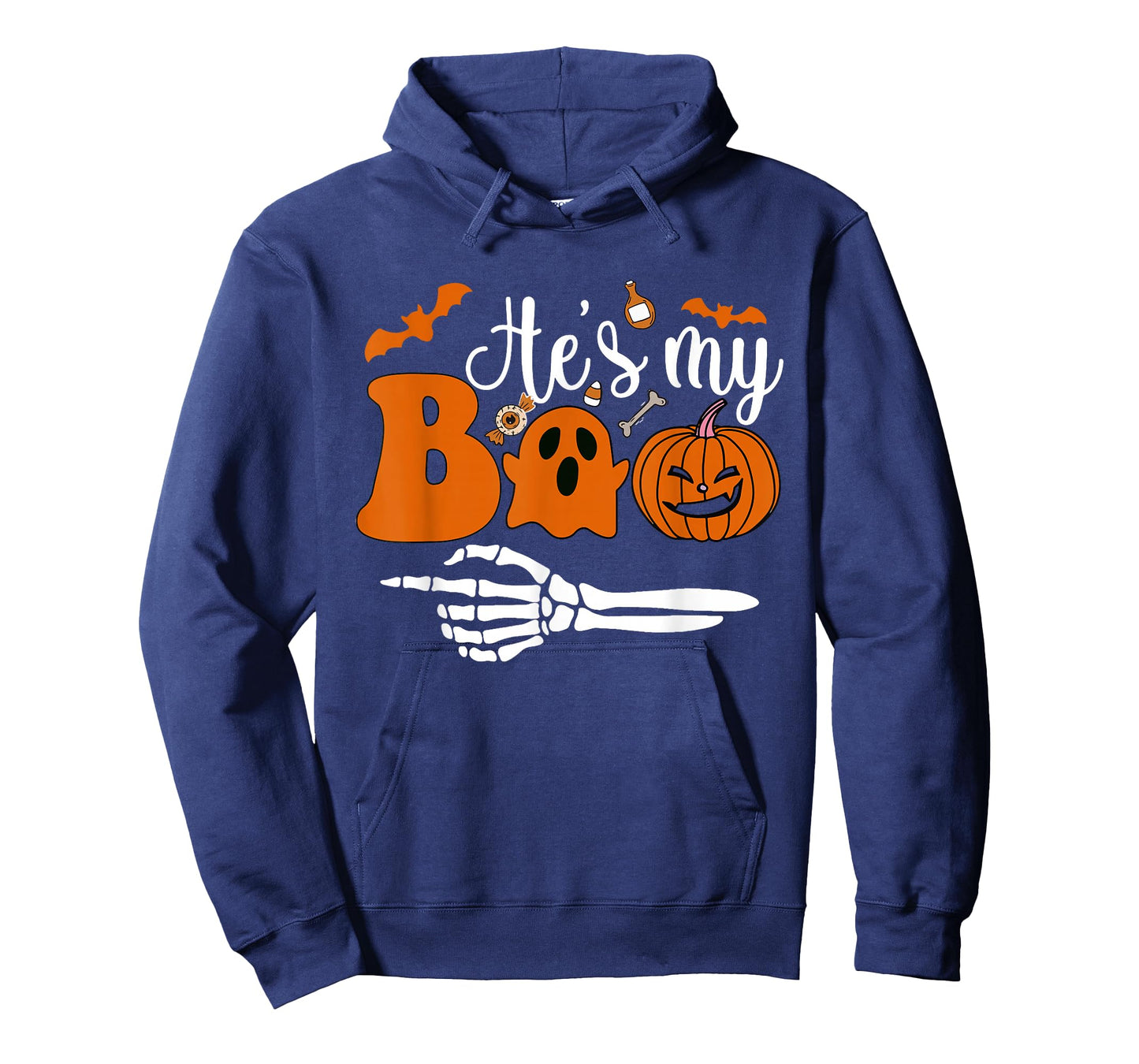 He's My Boo Skeleton Couples Matching Couple Halloween 2025 T-Shirt