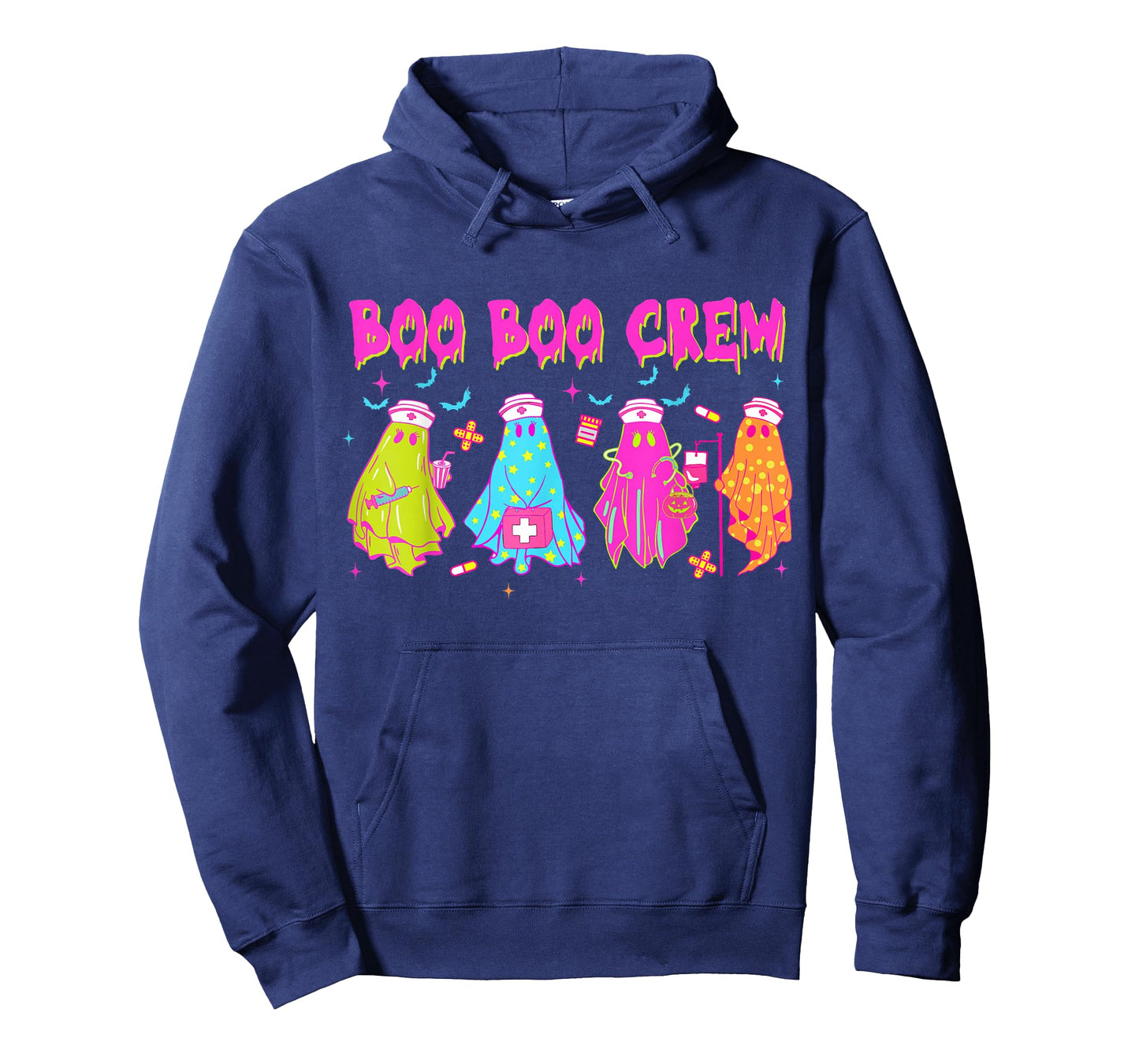 Ghost Nurse Halloween Boo Crew Registered Nursing Student T-Shirt