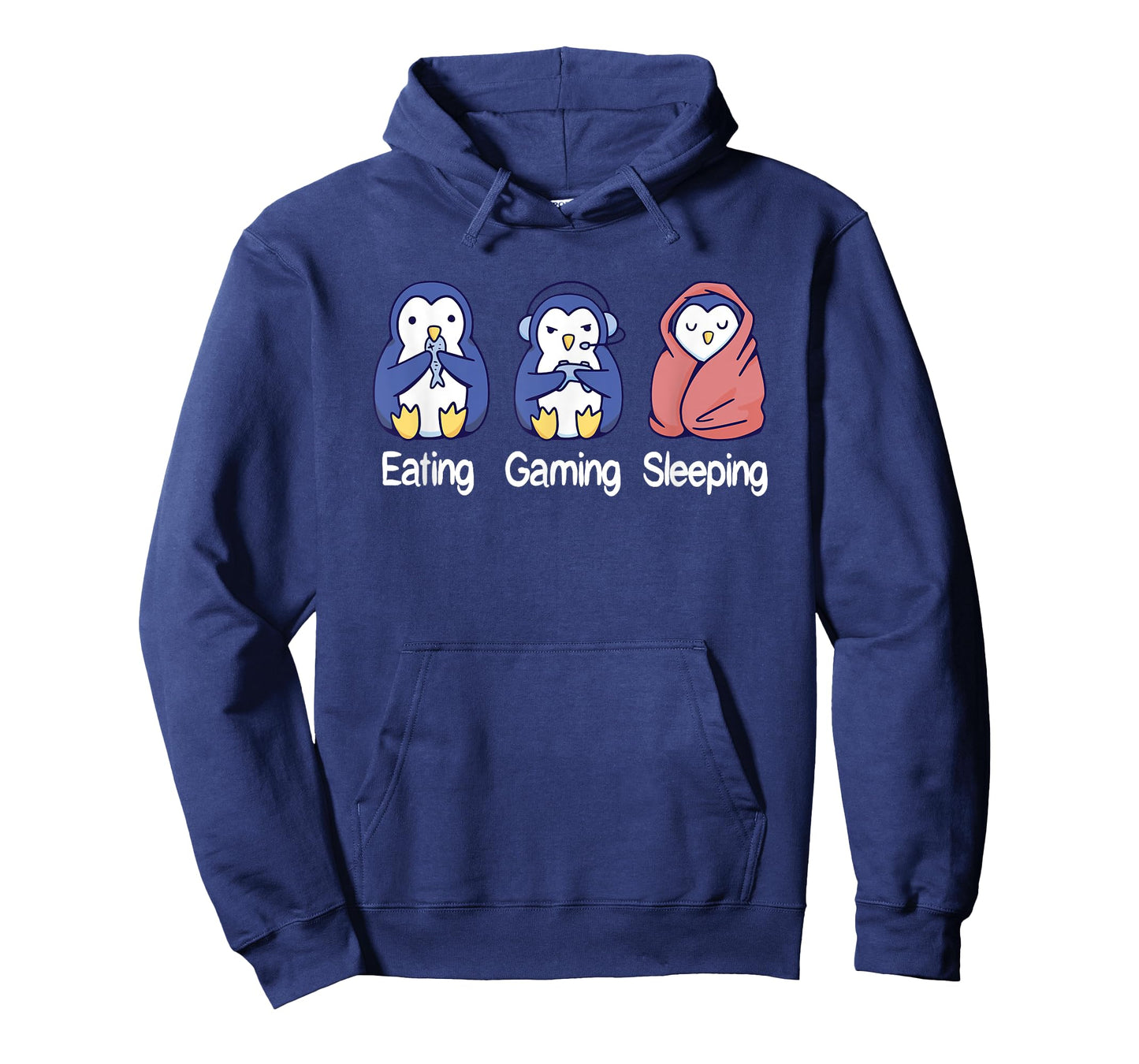Eating Gaming Sleeping Penguin T-Shirt