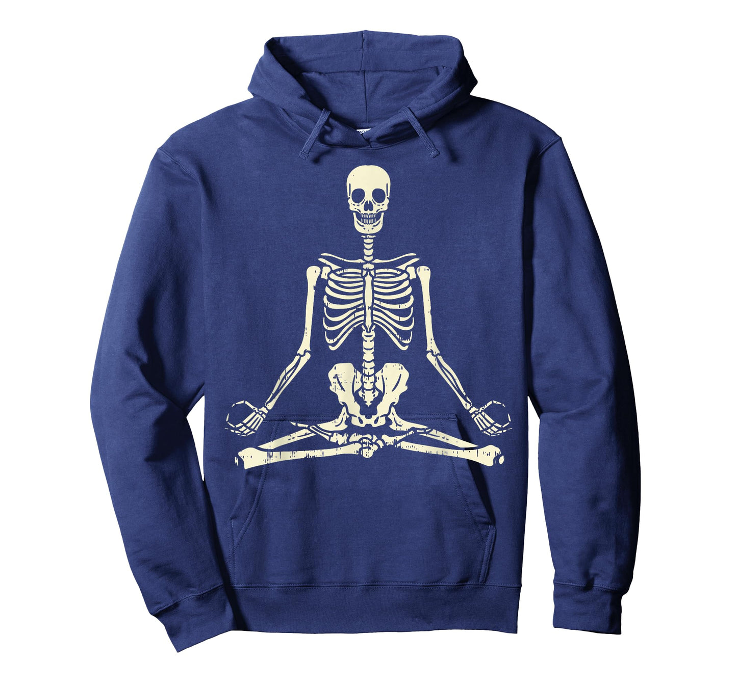 Meditating Skeleton Lotus Yoga Zen Balance Halloween Costume T-Shirt
