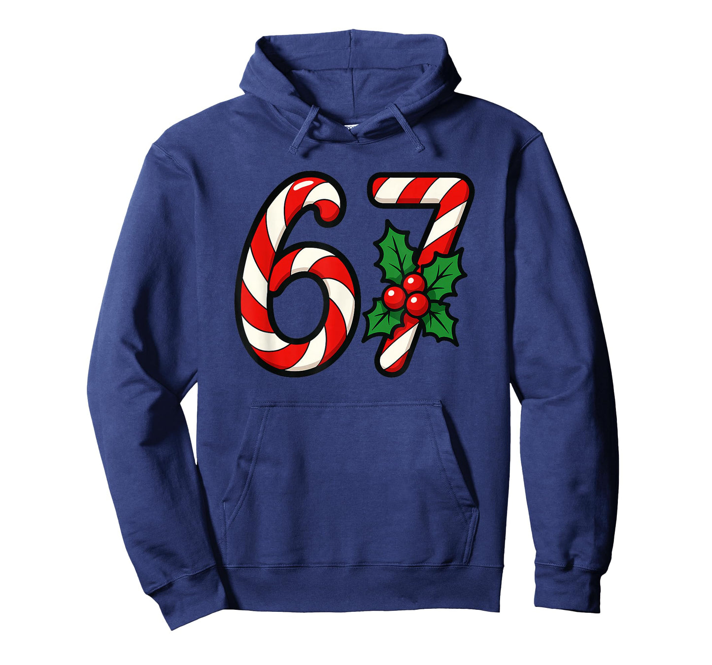 67 Candy Canes Funny Christmas Humor Meme Design T-Shirt