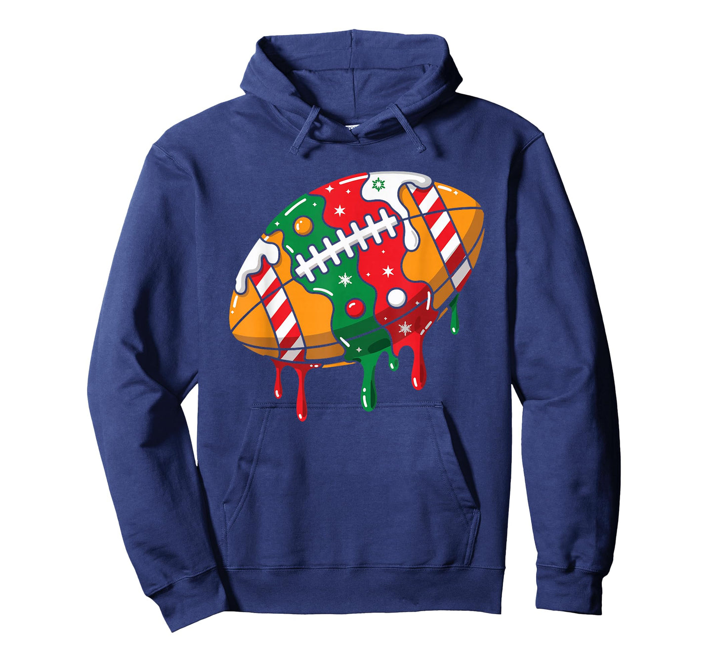Football Christmas Drip T-Shirt