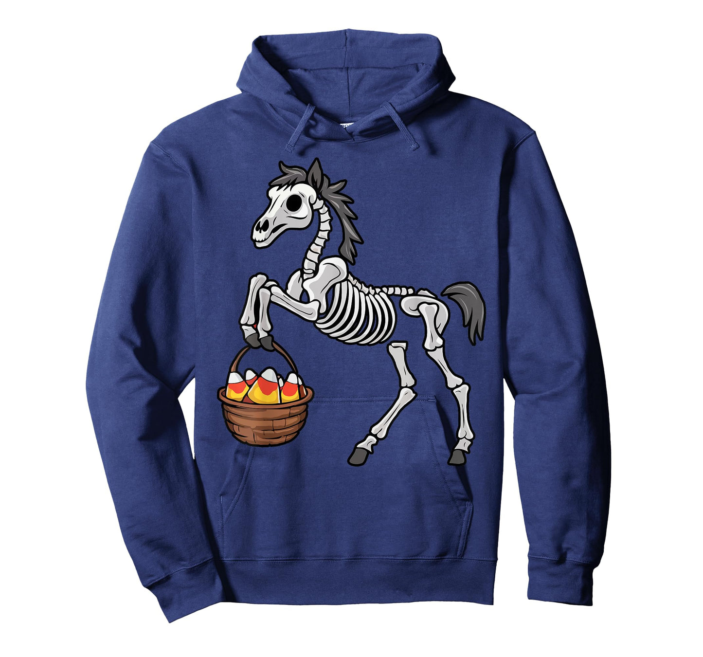 Funny Horse Lover Halloween Skeleton Spooky Candy Corn T-Shirt