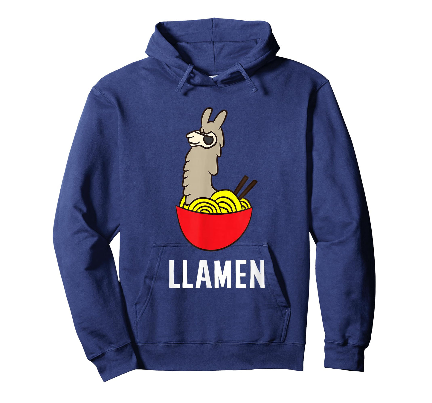 Funny Llama LLamen Noodles Chinese Food Llama T-Shirt