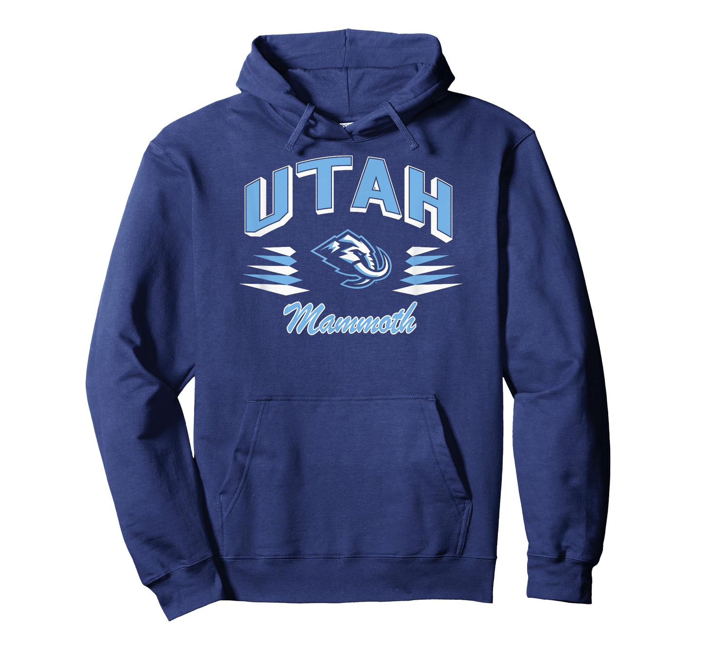 Utah Mammoth Retro Diamond Black Officially Licensed T-Shirt