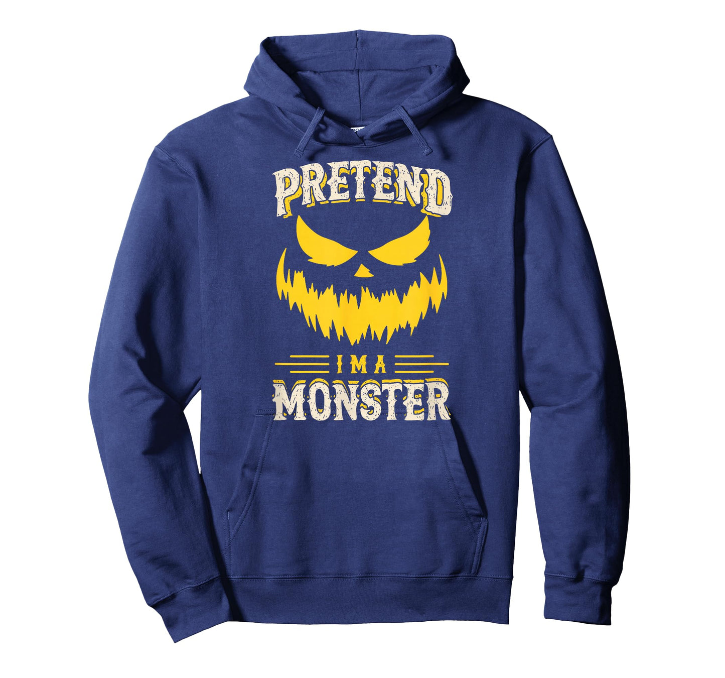 Pretend I'm A Monster Funny Cute Lazy Halloween Costume Idea T-Shirt