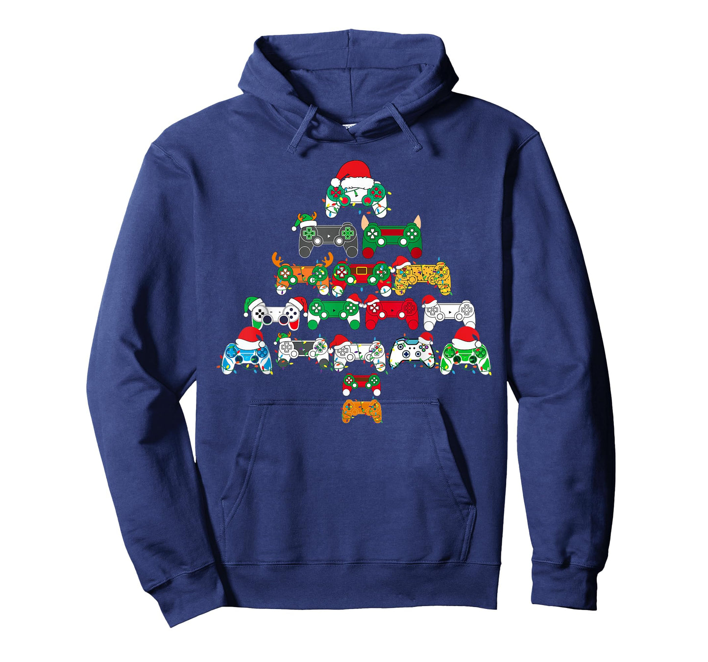 Funny Video Game Controller Christmas Tree Gamer Boys Kids T-Shirt