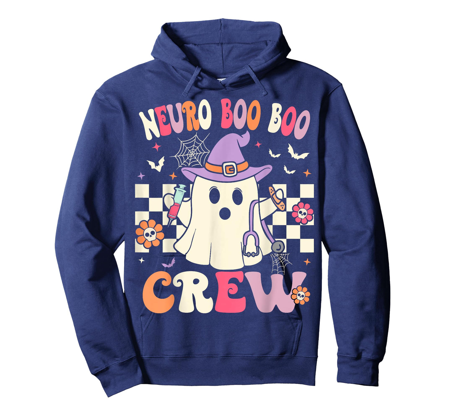 Groovy Neuro Nurse Halloween Ghost Neurology Nurse T-Shirt