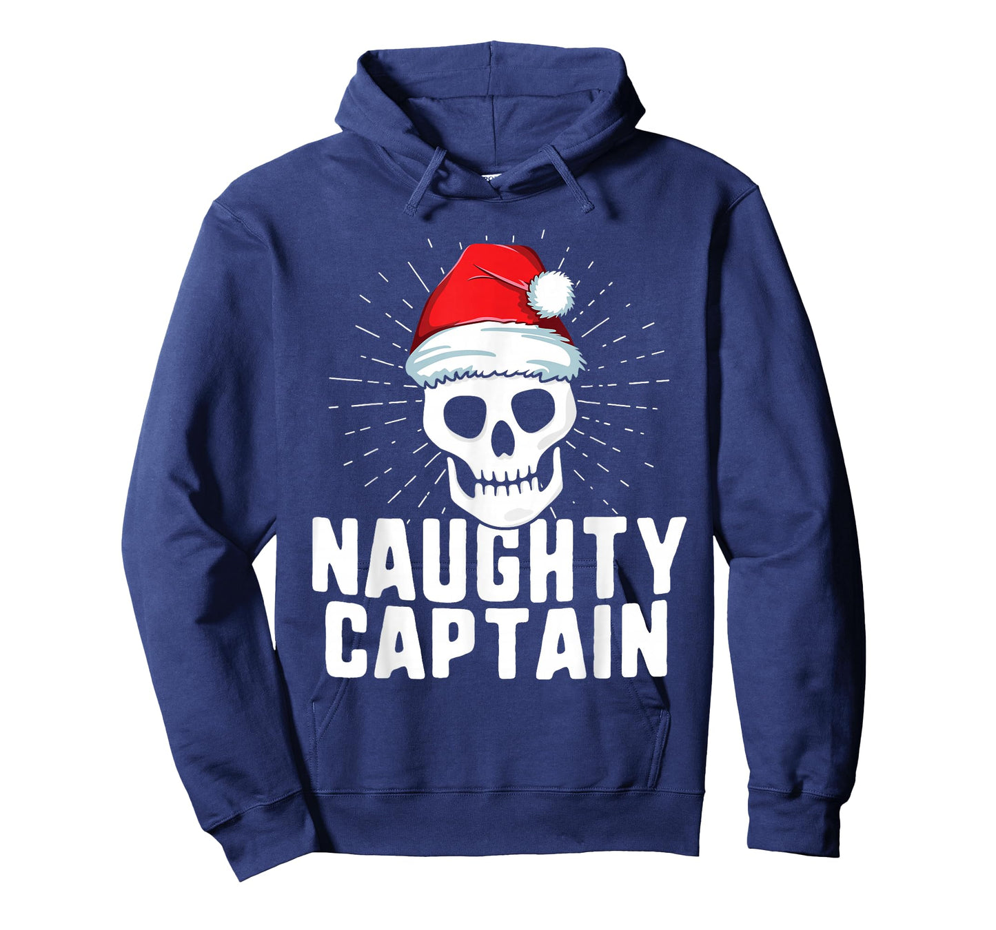 Naughty Captain Sailing Boat Xmas Inappropriate Christmas T-Shirt