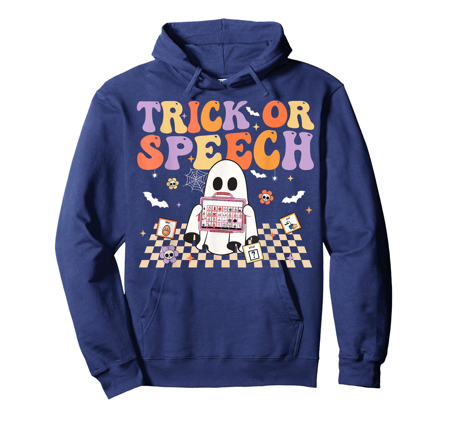 Trick or Speech Retro SLP Halloween Speech Therapy T-Shirt
