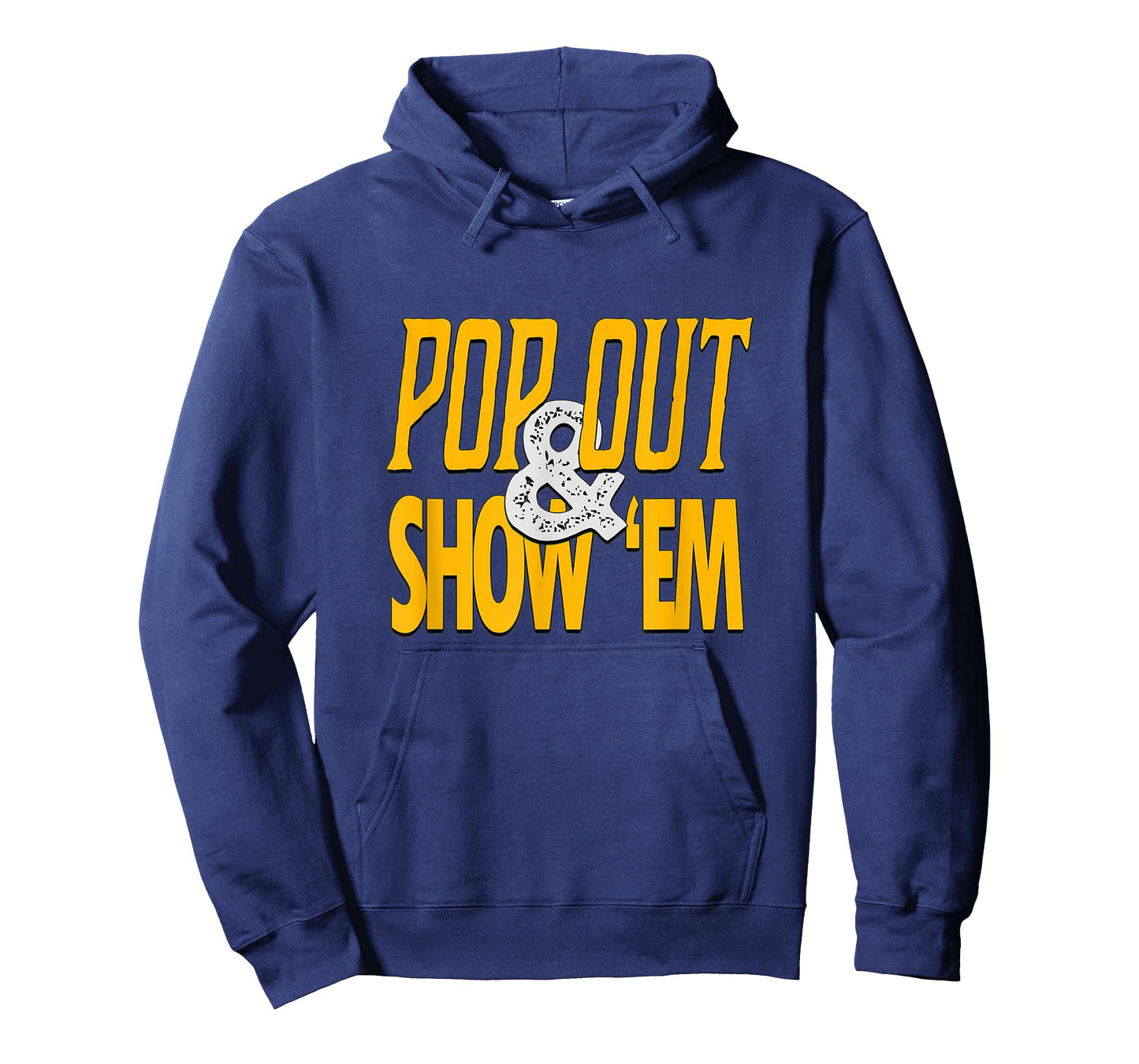 Varsity-Gold University Yellow Pop Out & Show 'Em Graphic T-Shirt