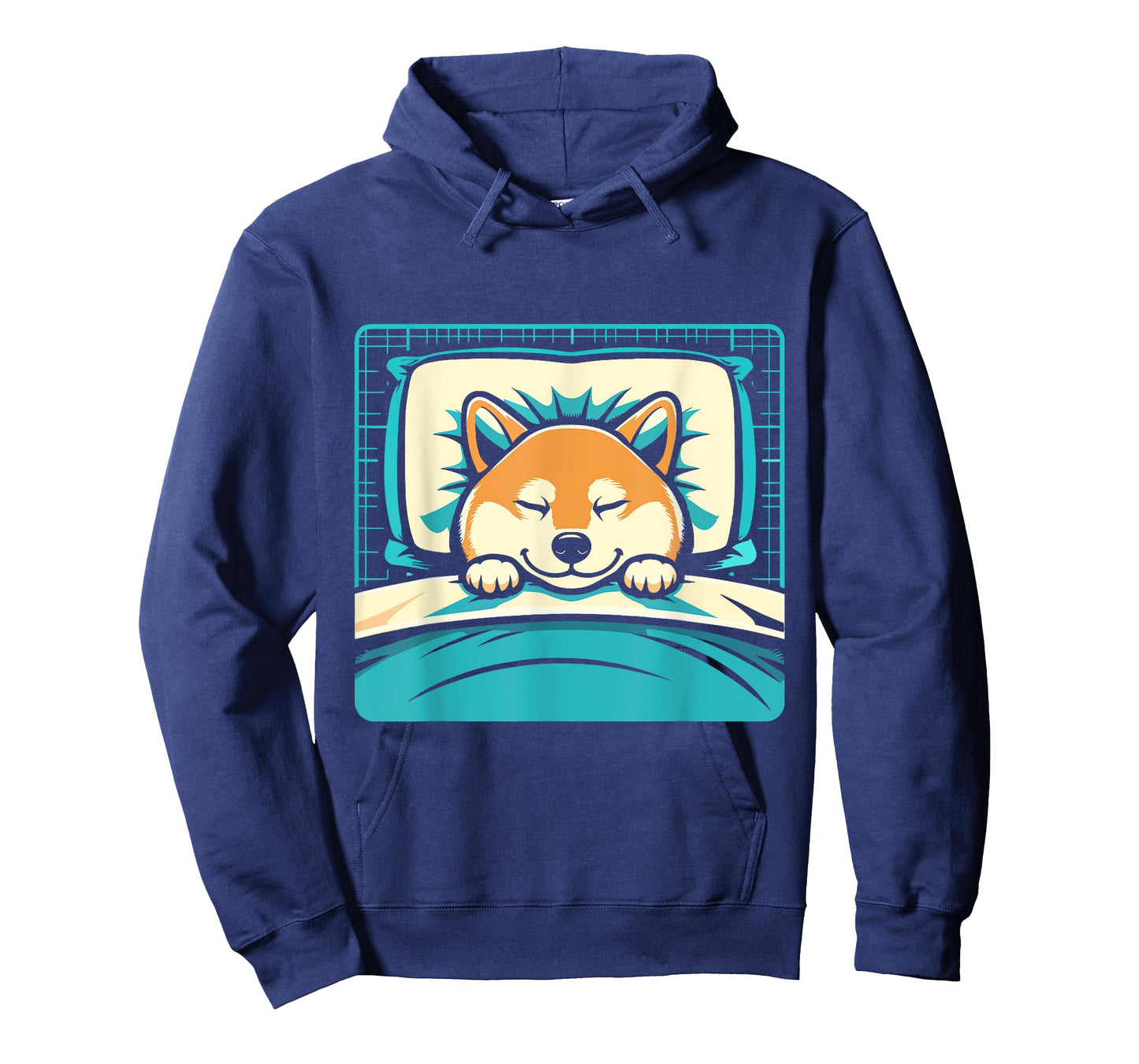Funny Sleeping Shiba Inu Shirt Lazy Doge Napping Dog Lover Men Women Girls Kids T-Shirt