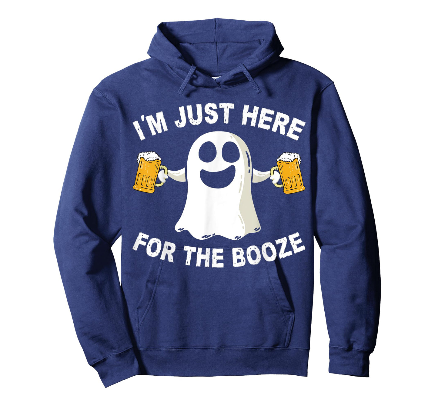 Drinking Halloween Costume Men I'm Just Here for The Booze T-Shirt