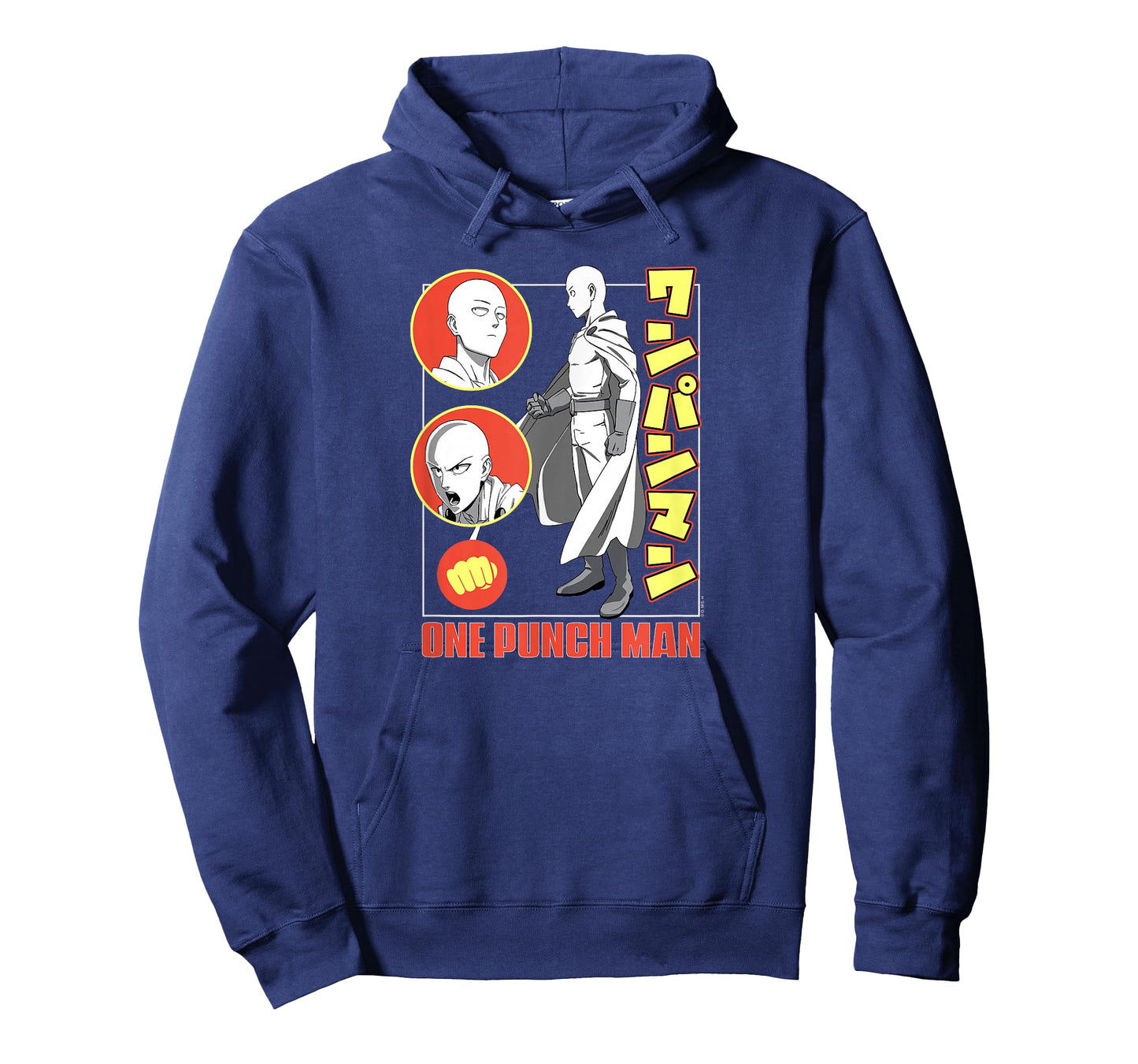 One Punch Man Red and Yellow Collage Superhero Anime T-Shirt