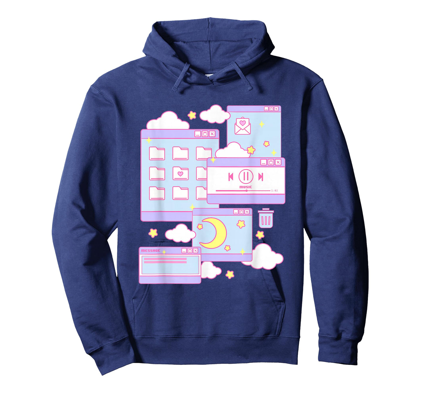 90s Grunge Kawaii E-Girl Browser Pastel T-Shirt