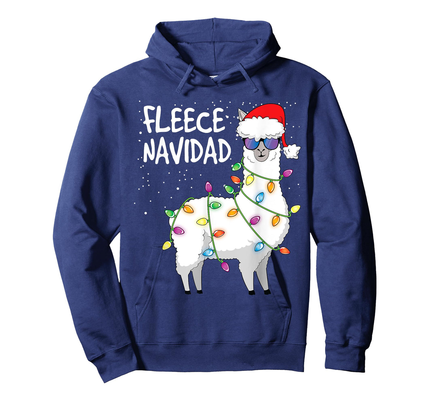 Fleece Navidad Funny Christmas Navidad Llama T-Shirt