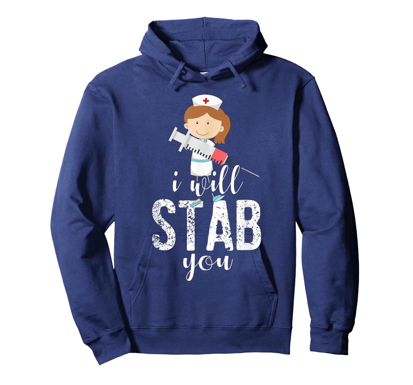I Will Stab You Ghost Pumpkin Nurse T-Shirt