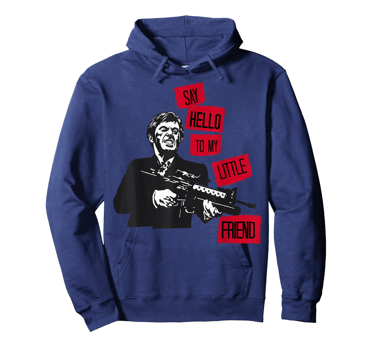 Scarface Say Hello To My Little Friend Portrait T-Shirt