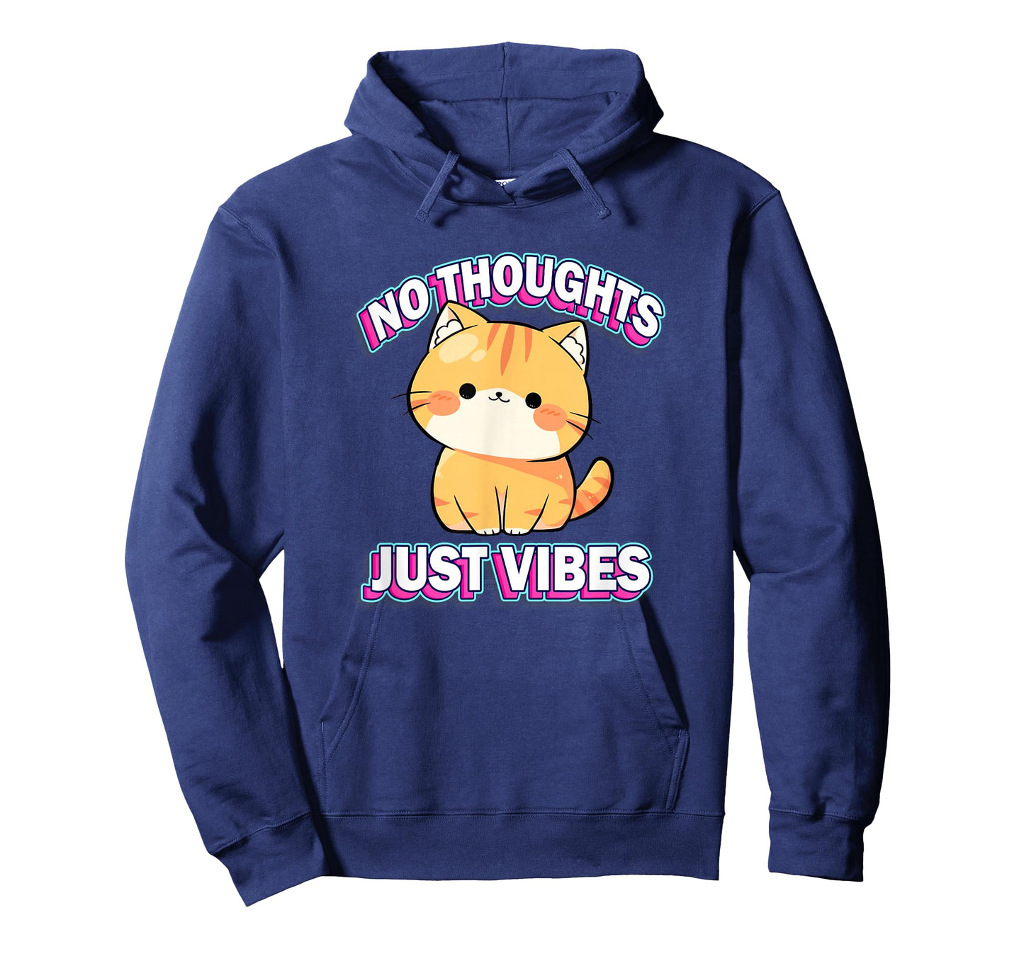Womens Girls Kids Chibi Kawaii Energy Orange Tabby Cat Lover T-Shirt