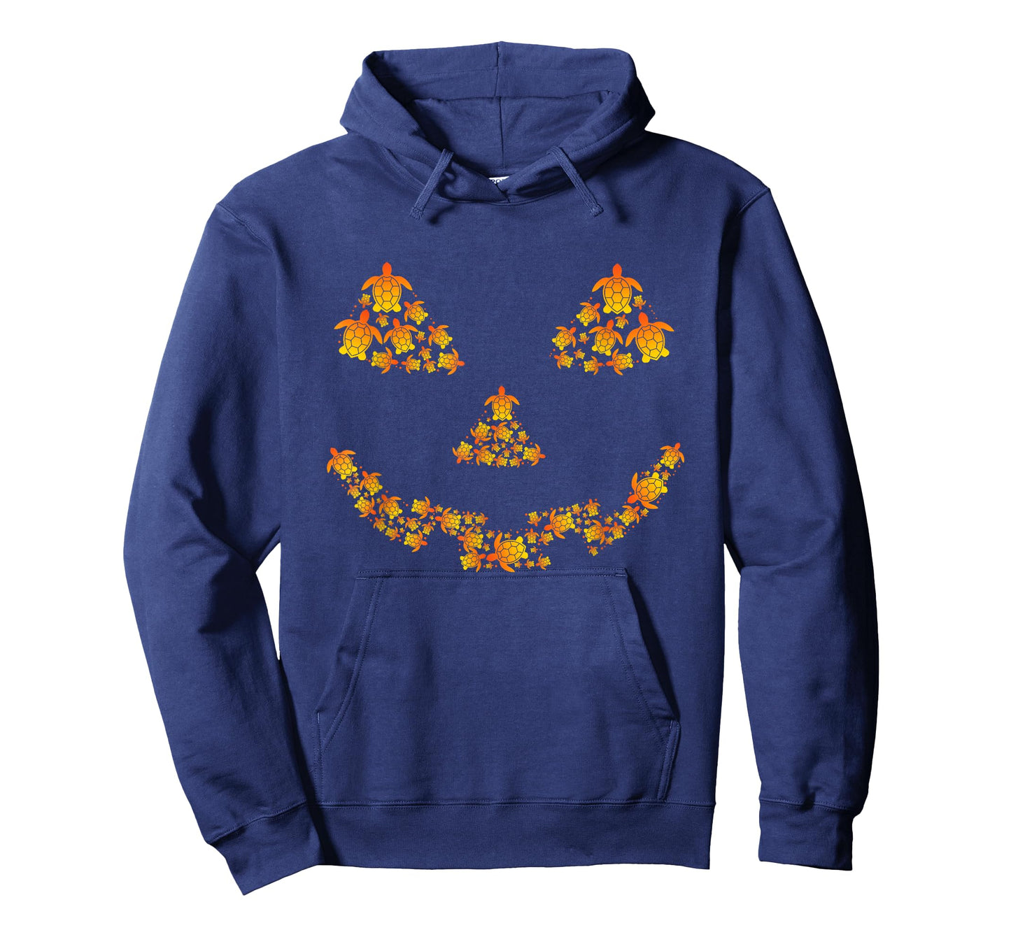 Cute Pumpkin Jack O Lantern Turtle Sea Halloween Costume T-Shirt