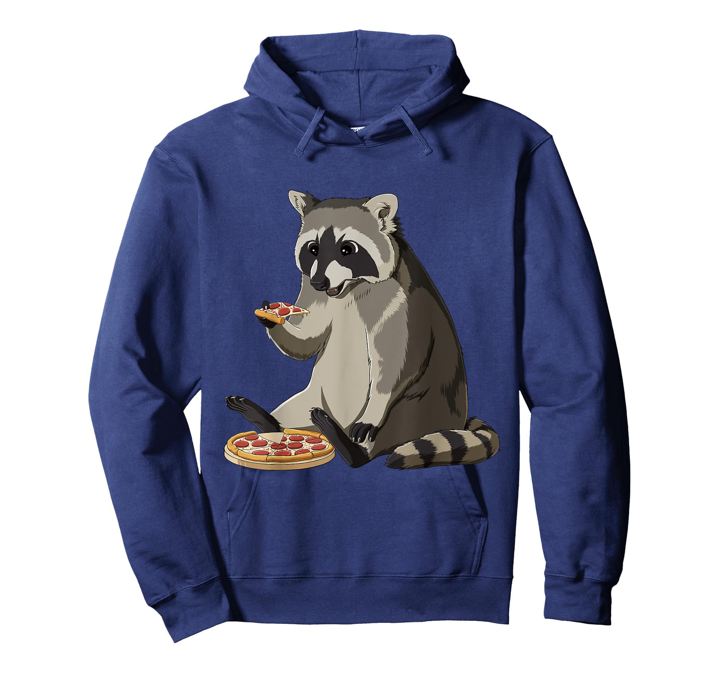 Funny Raccoon Eats Pizza T-Shirt