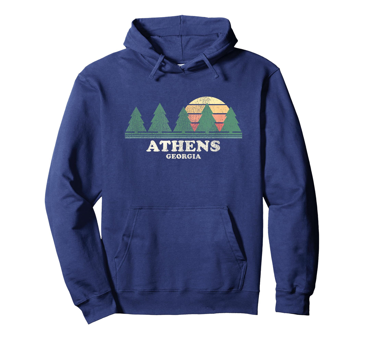 Athens GA Vintage Throwback Tee Retro 70s Design T-Shirt