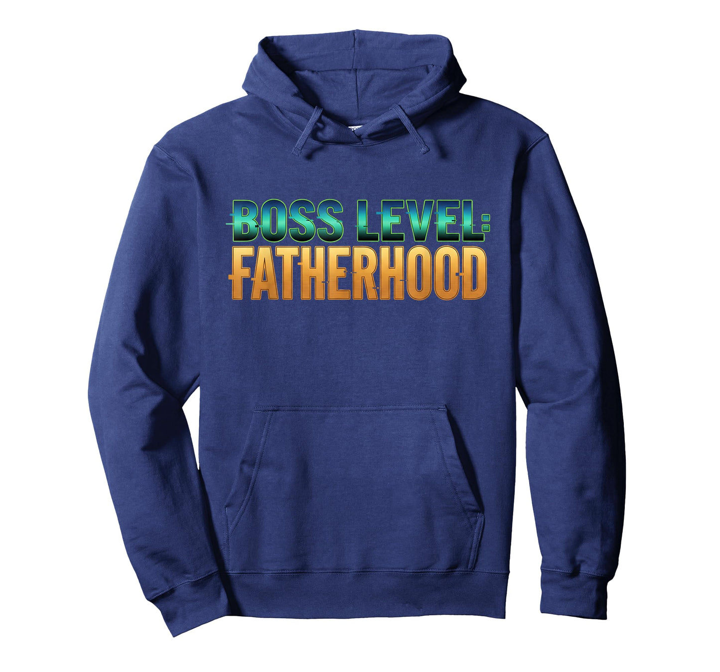 Gamer Dad Boss Level Fatherhood Funny Gaming Quote Design T-Shirt