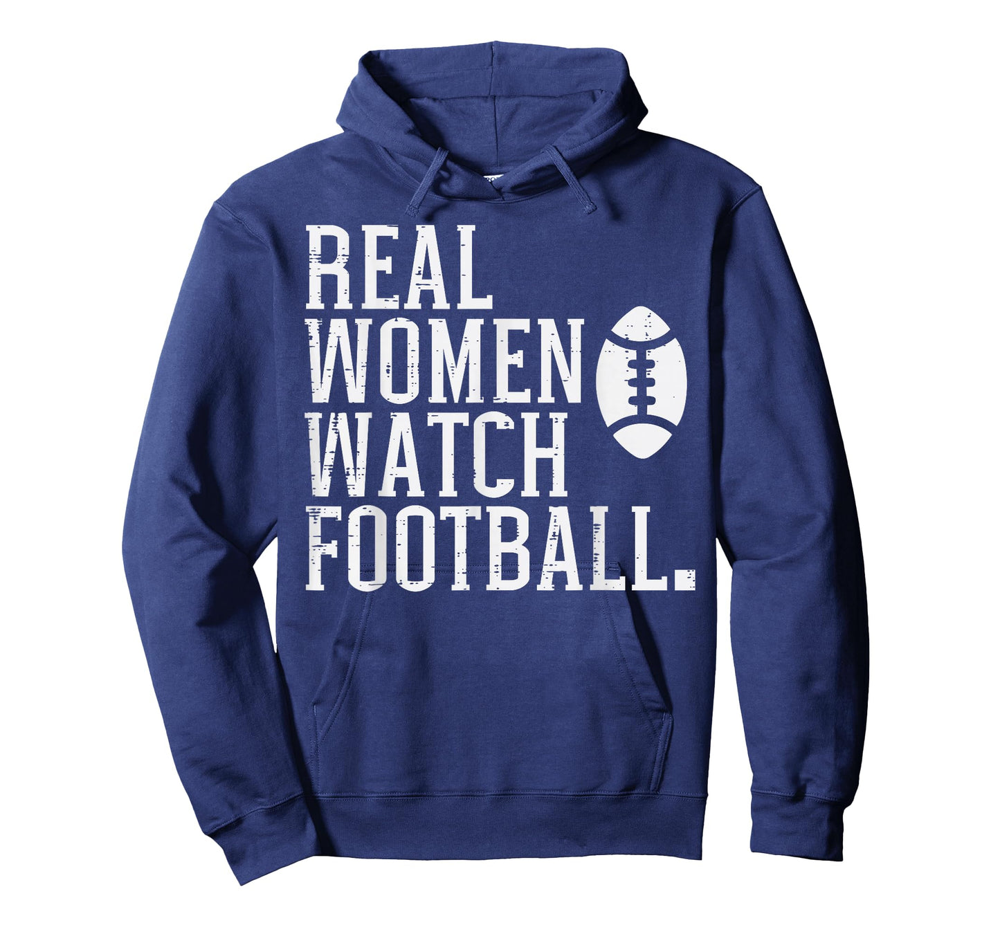 Real Women Watch American Football Sports Mom Girlfriend T-Shirt