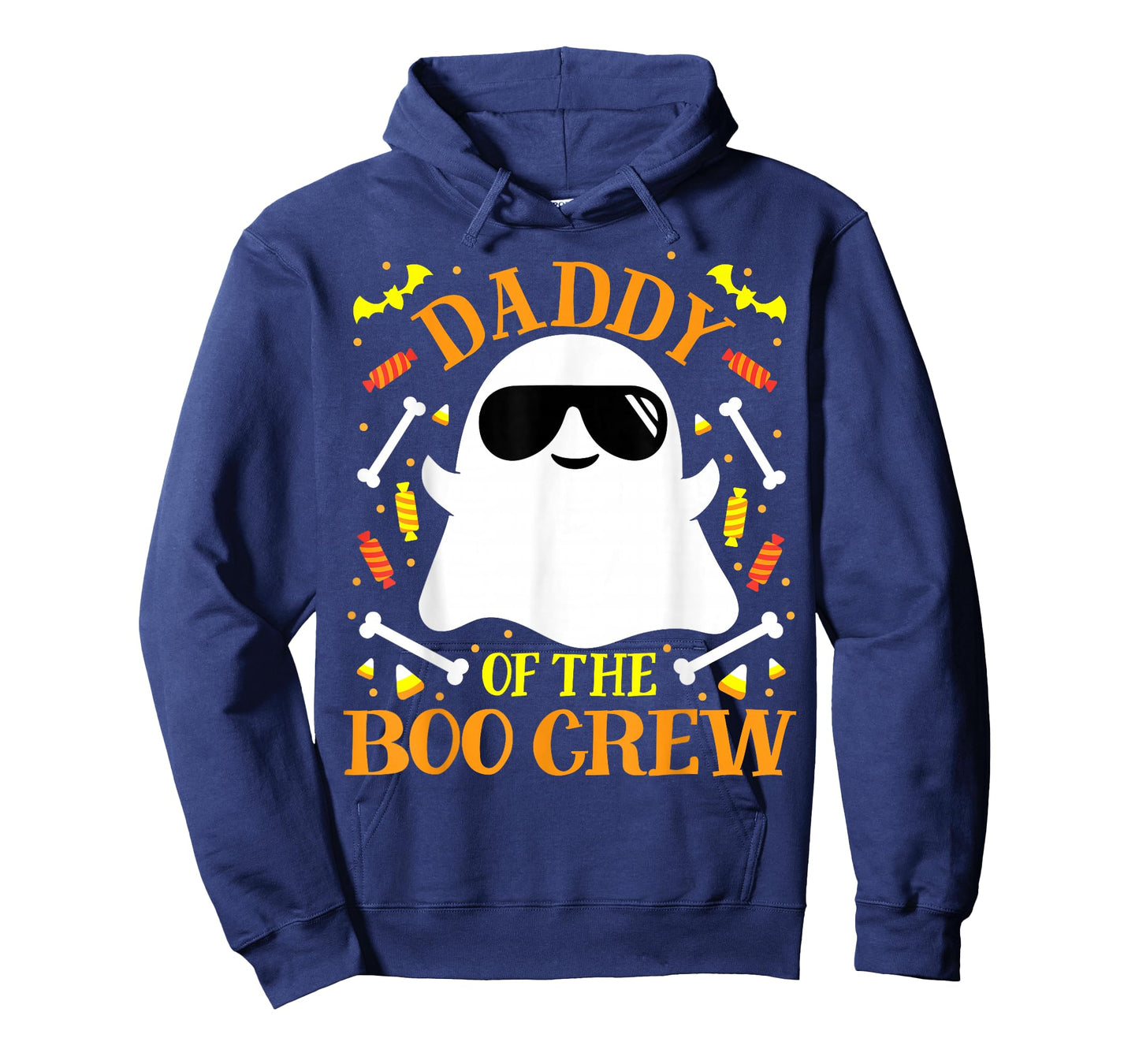 Daddy Boo Crew Ghost Matching Family Set Group Dad Halloween T-Shirt